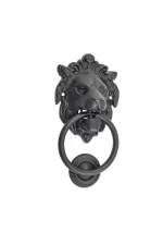 Lion-9333-Matt-Black-Door-Knocker
