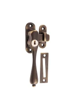 Locking-Casement-Fastener-LH-2318-Antique-Brass