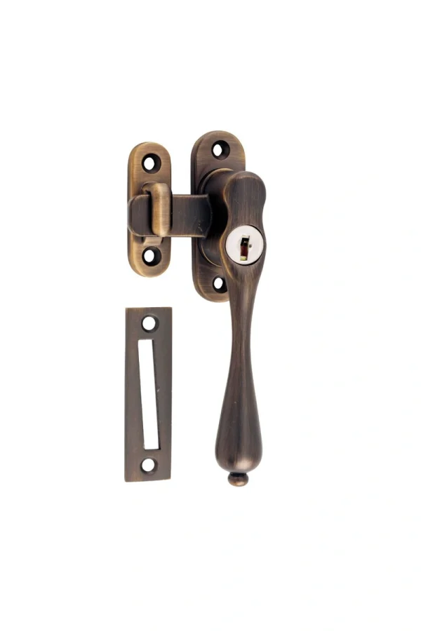 Locking-Casement-Fastener-RH-2319-Antique-Brass
