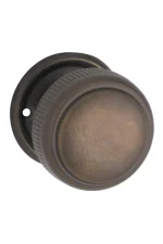 Milled-Edge-0852-Antique-Brass-Round-Rose-Knob-Large
