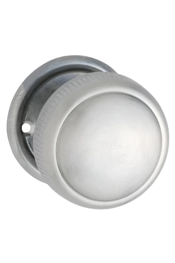 Milled-Edge-0889-Satin-Chrome-Round-Rose-Knob-Large