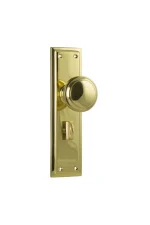 Milton-21362P-Unlaquered-Polished-Brass-Long-Backplate-Knob-Privacy