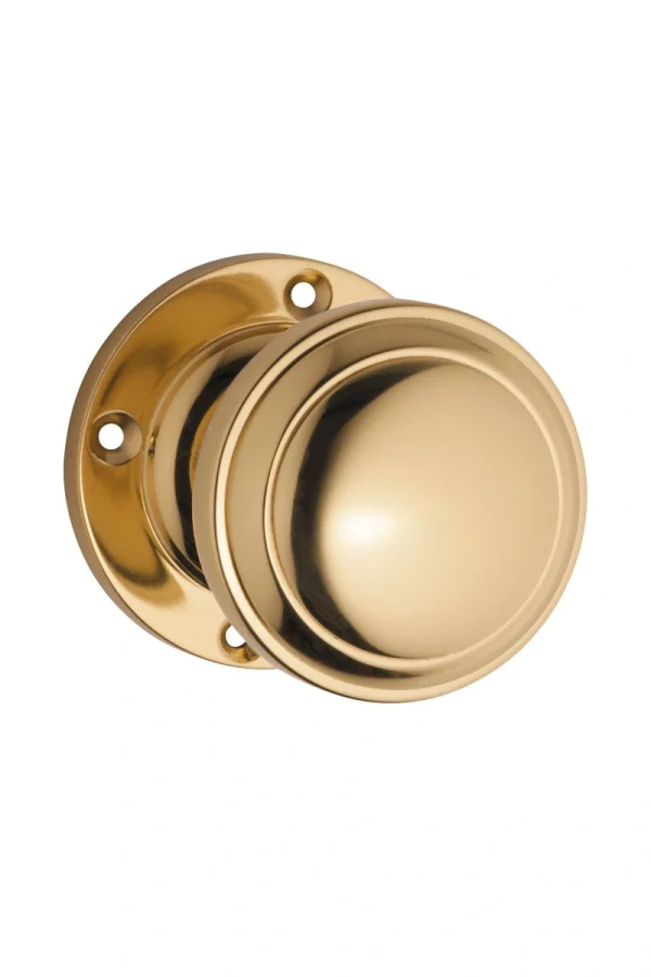 Milton-21365-Unlaquered-Polished-Brass-Round-Rose-Knob