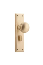 Milton-21366P-Unlaquered-Satin-Brass-Long-Backplate-Knob-Privacy.