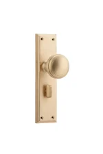 Milton-6646P-Satin-Brass-Long-Backplate-Knob-Privacy