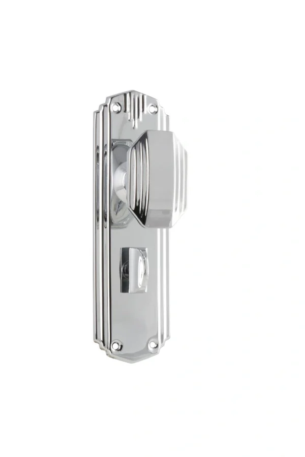 Napier-0804P-Chrome-Plated-Long-Backplate-Knob-Privacy