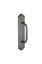 Offset-Backplate-2362-Antique-Brass-Pull-Handle