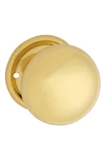 Plain-1024-Polished-Brass-Mortice-Round-Rose-Knob