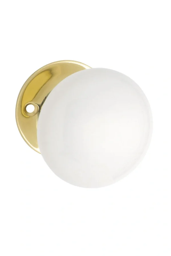 Porcelain-1001-Polished-Brass-Round-Rose-Knob