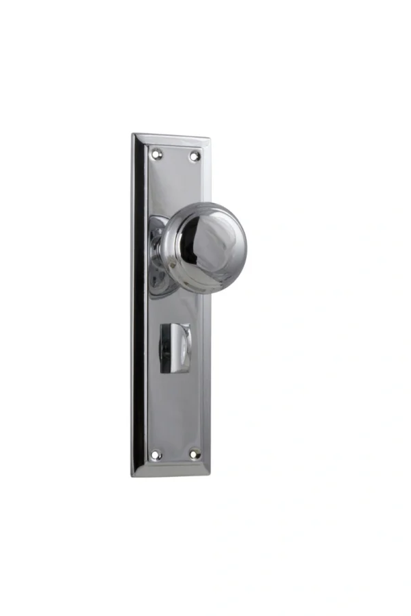 RIchmond-0881P-Chrome-Plated-Long-Backplate-Knob-Privacy