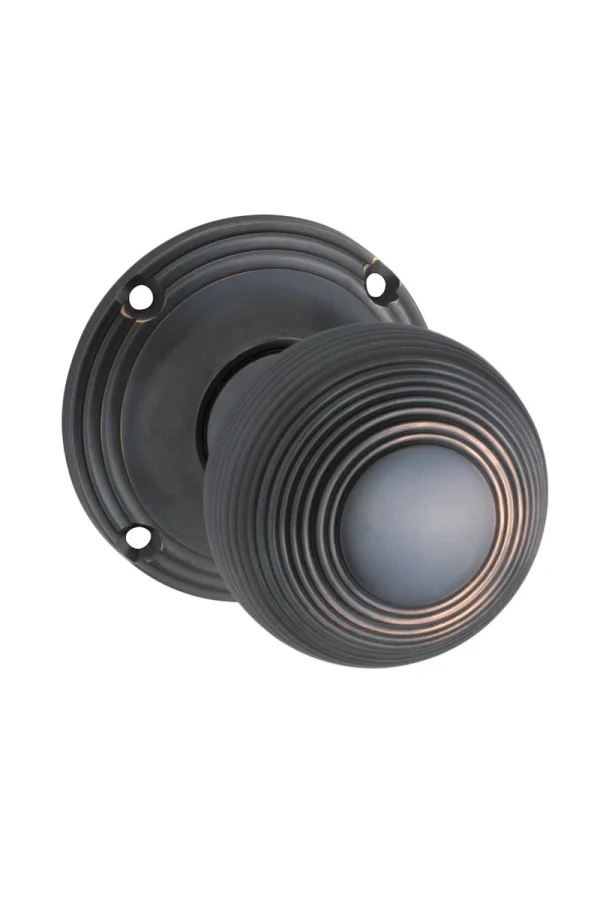 Reeded-1034-Antique-Copper-Round-Rose-Knob.