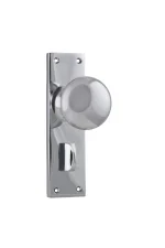 Victorian-0910P-Chrome-Plated-Long-Backplate-Knob-Privacy