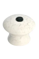 TRADCO - CRAZED IVORY PORCELAIN CUPBOARD KNOB - Image 5