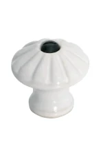 TRADCO - FLUTED PORCELAIN CUPBOARD KNOB