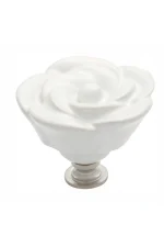 TRADCO - PORCELAIN FLOWER CUPBOARD KNOB