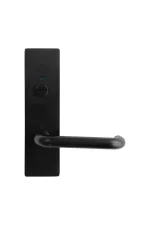 MILES NELSON COMMERCIAL - WIDE LONG PLATE DOOR HANDLES - LEVER 90 - BLACK - Image 3