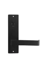 MILES NELSON COMMERCIAL - WIDE LONG PLATE DOOR HANDLES - LEVER 87 - BLACK - Image 5