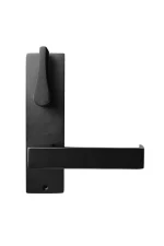 MILES NELSON COMMERCIAL - WIDE LONG PLATE DOOR HANDLES - LEVER 87 - BLACK - Image 4