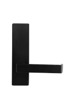 MILES NELSON COMMERCIAL - WIDE LONG PLATE DOOR HANDLES - LEVER 87 - BLACK - Image 3