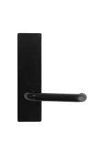 MILES NELSON COMMERCIAL - WIDE LONG PLATE DOOR HANDLES - LEVER 90 - BLACK - Image 5