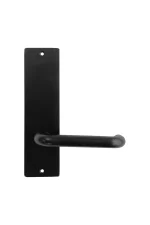 MILES NELSON COMMERCIAL - WIDE LONG PLATE DOOR HANDLES - LEVER 90 - BLACK - Image 2