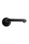 MILES NELSON COMMERCIAL - ROUND ROSE HANDLES - LEVER 90 - BLACK