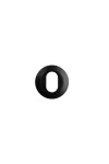MILES NELSON COMMERCIAL - ROUND ROSE ESCUTCHEONS & ACCESSORIES - BLACK