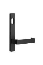 MILES NELSON COMMERCIAL - NARROW STYLE LONG PLATE HANDLES - LEVER 87 - BLACK
