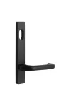 MILES NELSON COMMERCIAL - NARROW STYLE LONG PLATE HANDLES - LEVER 90 - BLACK