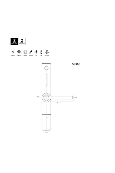 Sylvan Smart Entry Lock SL36E - Image 3