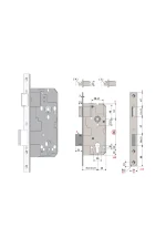 SYLVAN EURO 85 MORTICE LOCK - S785 - Image 2
