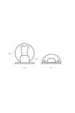 SYLVAN FLOOR MOUNTED MAGNETIC DOORSTOP - DS37 - Image 3