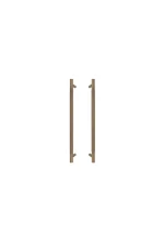 WINDSOR SOLID BRASS KNURLED PULL HANDLES - LINEAR KNURL - SENTO - Image 2