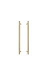 WINDSOR SOLID BRASS KNURLED PULL HANDLES - PLAIN - SENTO
