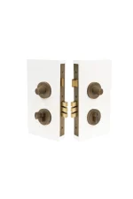 WINDSOR NIDO DOUBLE TURN EURO LOCK KIT - DIAMOND KNURL - 1551