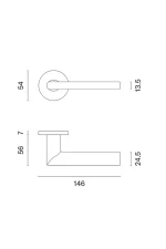 ENGER AT APRILE KALMIA Lever on round rose R SLIM - Image 7