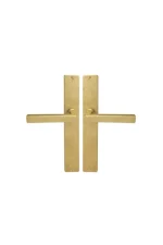 WINDSOR BRASS - FEDERAL ON SQUARE LONG PLATE - 8225 (LEVERS ONLY) - Image 11