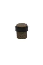 WINDSOR SOLID BRASS FLOOR MOUNT DOORSTOP - DIAMOND KNURLED - Image 6