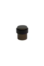 WINDSOR SOLID BRASS FLOOR MOUNT DOORSTOP - LINEAR KNURLED - Image 4