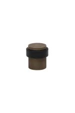 WINDSOR SOLID BRASS FLOOR MOUNT DOORSTOP - LINEAR KNURLED - Image 7