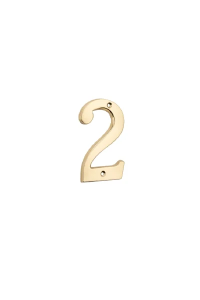 TRADCO BRASS NUMERALS - 0-9 - Image 6