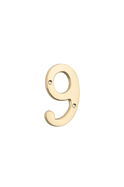 TRADCO BRASS NUMERALS - 0-9 - Image 3