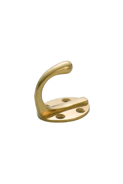 TRADCO ROBE HOOKS WITH OVAL BACKPLATE - SINGLE - Image 2