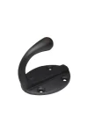 TRADCO ROBE HOOKS WITH OVAL BACKPLATE - SINGLE