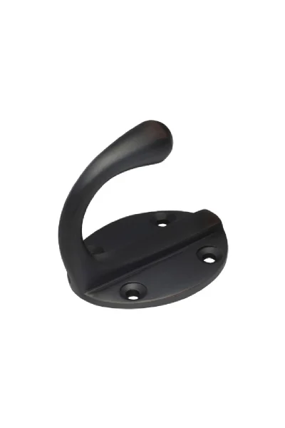 TRADCO ROBE HOOKS WITH OVAL BACKPLATE - SINGLE