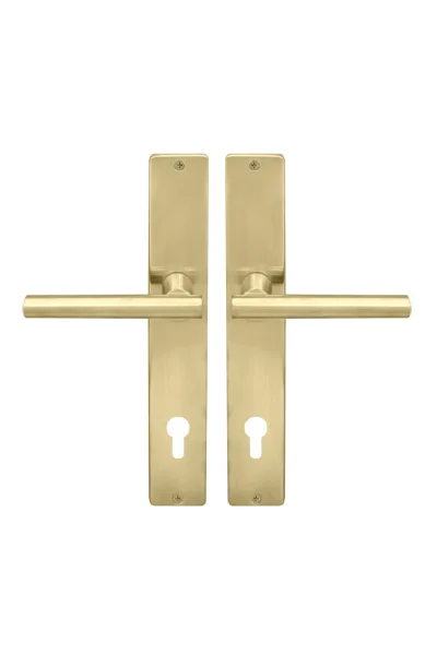 WINDSOR BRASS - CHARLESTON ON SQUARE LONG PLATE - 8205 (LEVERS ONLY) - Image 8