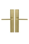 WINDSOR BRASS - CHALET ON SQUARE LONG PLATE - 8215 (LEVERS ONLY)