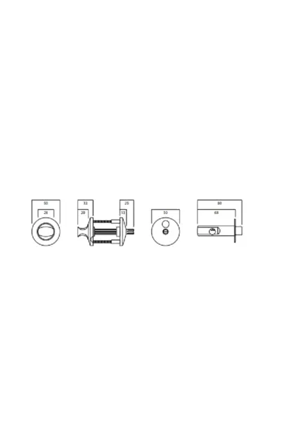 LOCKWOOD 811SP TOILET INDICATOR BOLT - Image 2