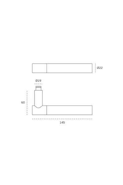 JNF 'LOFT' BLACK LEVER HANDLE - IN.00.185.RC08M - Image 3