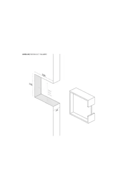 JNF SQUARE CONCEALED FLUSH HANDLE - IN.16.300 - Image 4